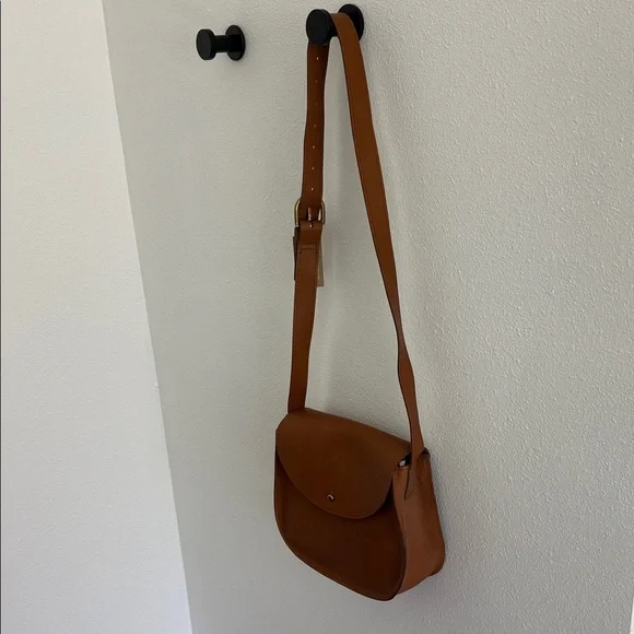 Madewell Leather Crossbody/Shoulder Bag English Saddle - Picture 3 of 6